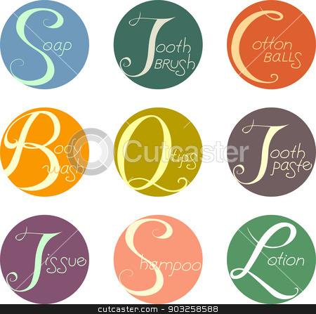 To use this stock image in your creative project, please select the size you need over to the right and click the "Add to Cart" button.
Your downloaded image will come with the Cutcaster watermark removed so don’t worry about the watermark you see on this page. Bath Labels stock vector clipart, Illustration Featuring Ready to Print Labels with Bath and Grooming Related Texts by BNP
