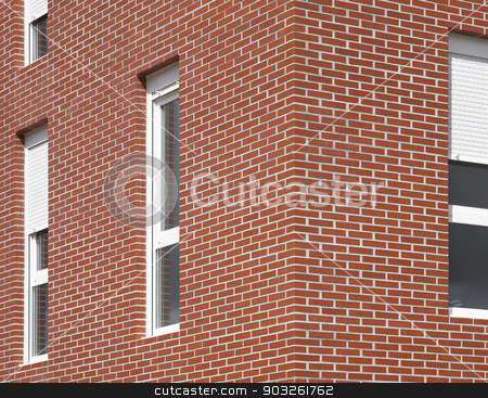 To use this stock image in your creative project, please select the size you need over to the right and click the "Add to Cart" button.
Your downloaded image will come with the Cutcaster watermark removed so don’t worry about the watermark you see on this page. Building facade with red bricks and windows stock photo, Building facade with red bricks and windows. Horizontal by ABBPhoto