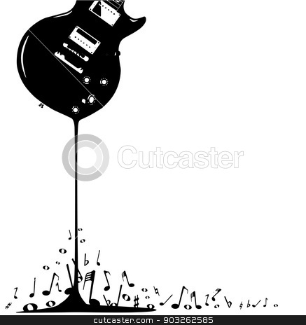 To use this stock image in your creative project, please select the size you need over to the right and click the "Add to Cart" button.
Your downloaded image will come with the Cutcaster watermark removed so don’t worry about the watermark you see on this page. Bubbling Musical Notes stock vector clipart, An electric guitar pouring out musical notes isolated on a white background. by Kotto