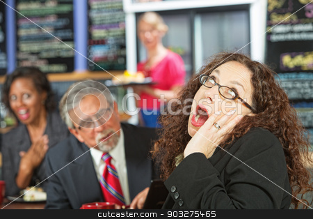 To use this stock image in your creative project, please select the size you need over to the right and click the "Add to Cart" button.
Your downloaded image will come with the Cutcaster watermark removed so don’t worry about the watermark you see on this page. Yawning Business Woman stock photo, Business woman yawning as man talks to her during lunch by Scott Griessel