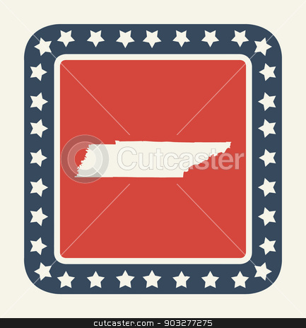 To use this stock image in your creative project, please select the size you need over to the right and click the "Add to Cart" button.
Your downloaded image will come with the Cutcaster watermark removed so don’t worry about the watermark you see on this page. Tennessee American state button stock photo, Tennessee state button on American flag in flat web design style, isolated on white background. by Martin Crowdy