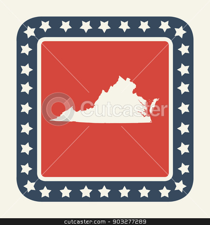 To use this stock image in your creative project, please select the size you need over to the right and click the "Add to Cart" button.
Your downloaded image will come with the Cutcaster watermark removed so don’t worry about the watermark you see on this page. Virginia American state button stock photo, Virginia state button on American flag in flat web design style, isolated on white background. by Martin Crowdy