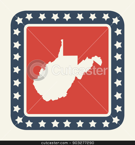 To use this stock image in your creative project, please select the size you need over to the right and click the "Add to Cart" button.
Your downloaded image will come with the Cutcaster watermark removed so don’t worry about the watermark you see on this page. West Virginia American state button stock photo, West Virginia state button on American flag in flat web design style, isolated on white background. by Martin Crowdy