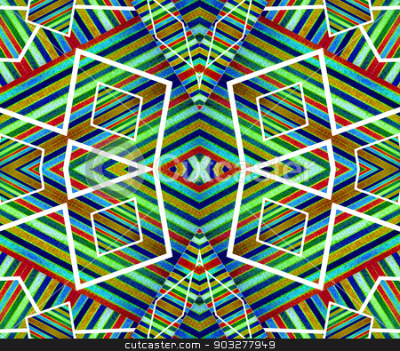 To use this stock image in your creative project, please select the size you need over to the right and click the "Add to Cart" button.
Your downloaded image will come with the Cutcaster watermark removed so don’t worry about the watermark you see on this page. Colorful Geometric Abstract Pattern stock photo, Digital technique geometric abstract background pattern in colorful scheme compposition by Daniel