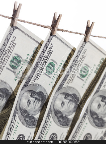 To use this stock image in your creative project, please select the size you need over to the right and click the "Add to Cart" button.
Your downloaded image will come with the Cutcaster watermark removed so don’t worry about the watermark you see on this page. Hundred Dollar Bills Hanging From Clothesline on White stock photo, Hundred Dollar Bills Hanging From Clothesline on a White Background. by Andy Dean