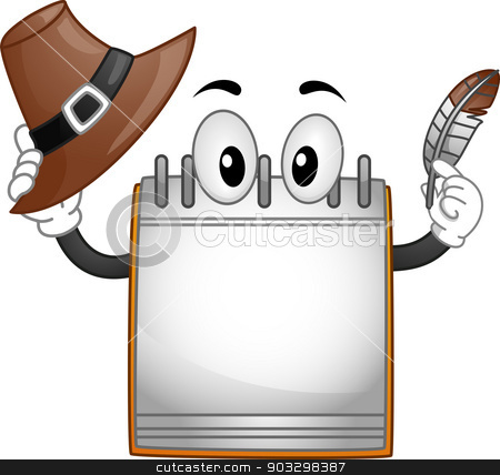 To use this stock image in your creative project, please select the size you need over to the right and click the "Add to Cart" button.
Your downloaded image will come with the Cutcaster watermark removed so don’t worry about the watermark you see on this page. Calendar Mascot stock vector clipart, Thanksgiving Illustration Featuring a Calendar Mascot Holding a Quill Pen and a Pilgrim's Hat by BNP