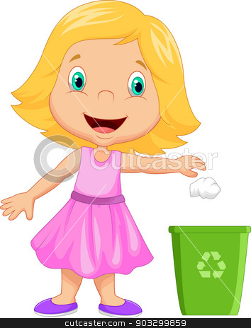 To use this stock image in your creative project, please select the size you need over to the right and click the "Add to Cart" button.
Your downloaded image will come with the Cutcaster watermark removed so don’t worry about the watermark you see on this page. Young girl throwing trash into litter bin stock vector clipart, vector illustration of Young girl throwing trash into litter bin by Teguh Mujiono