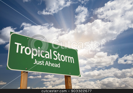To use this stock image in your creative project, please select the size you need over to the right and click the "Add to Cart" button.
Your downloaded image will come with the Cutcaster watermark removed so don’t worry about the watermark you see on this page. Tropical Storm Green Road Sign stock photo, Tropical Storm Green Road Sign with Dramatic Clouds and Sky. by Andy Dean