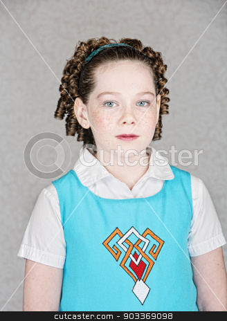 To use this stock image in your creative project, please select the size you need over to the right and click the "Add to Cart" button.
Your downloaded image will come with the Cutcaster watermark removed so don’t worry about the watermark you see on this page. Serious Irish Child in Blue stock photo, Female Irish child with freckles and curls by Scott Griessel