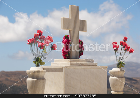 To use this stock image in your creative project, please select the size you need over to the right and click the "Add to Cart" button.
Your downloaded image will come with the Cutcaster watermark removed so don’t worry about the watermark you see on this page. Marble tombstone in a cretan graveyard. Greek stock photo, Marble tombstone in a cretan graveyard. Greek. Horizontal by ABBPhoto