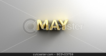To use this stock image in your creative project, please select the size you need over to the right and click the "Add to Cart" button.
Your downloaded image will come with the Cutcaster watermark removed so don’t worry about the watermark you see on this page. May month gold 3D quality render on the wall background with sof stock photo, May month gold 3D quality render on the wall background with soft shadow. by Andrej Kaprinay