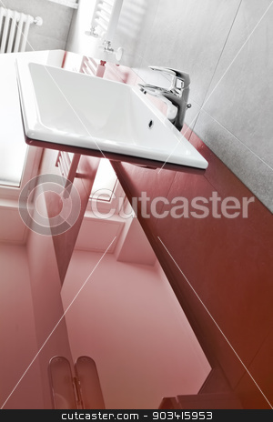 To use this stock image in your creative project, please select the size you need over to the right and click the "Add to Cart" button.
Your downloaded image will come with the Cutcaster watermark removed so don’t worry about the watermark you see on this page. Red lavabo board stock photo, Bathroom red lavabo board with translucent surface
by Dario Rota