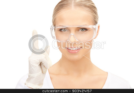 To use this stock image in your creative project, please select the size you need over to the right and click the "Add to Cart" button.
Your downloaded image will come with the Cutcaster watermark removed so don’t worry about the watermark you see on this page. woman in protective glasses and gloves stock photo, picture of woman in protective glasses and gloves by Syda Productions