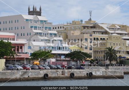 To use this stock image in your creative project, please select the size you need over to the right and click the "Add to Cart" button.
Your downloaded image will come with the Cutcaster watermark removed so don’t worry about the watermark you see on this page. Downtown Hamilton in Bermuda stock photo, Downtown Hamilton in Bermuda by Ritu Jethani