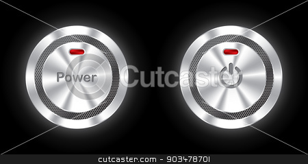 To use this stock image in your creative project, please select the size you need over to the right and click the "Add to Cart" button.
Your downloaded image will come with the Cutcaster watermark removed so don’t worry about the watermark you see on this page. Shiny power buttons with hexagon mesh stock vector clipart, Shiny power buttons with metallic hexagon mesh by Mihaly Pal Fazakas