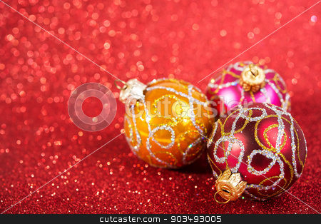 To use this stock image in your creative project, please select the size you need over to the right and click the "Add to Cart" button.
Your downloaded image will come with the Cutcaster watermark removed so don’t worry about the watermark you see on this page. festive christmas vintage decoration bauble stock photo, festive christmas vintage decoration bauble on glitter red background. seasonal winter holidays by LenaIvanova