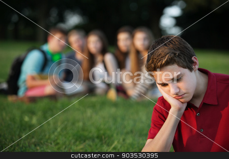 To use this stock image in your creative project, please select the size you need over to the right and click the "Add to Cart" button.
Your downloaded image will come with the Cutcaster watermark removed so don’t worry about the watermark you see on this page. Sad Teen in Red stock photo, Sulking male caucasian teen with face in hands by Scott Griessel