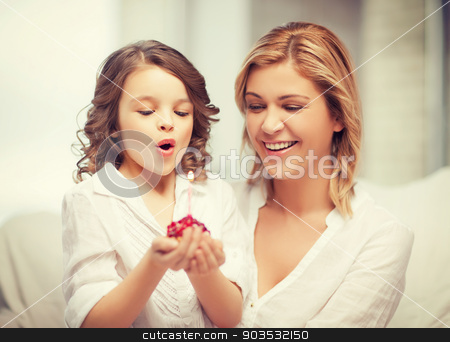 To use this stock image in your creative project, please select the size you need over to the right and click the "Add to Cart" button.
Your downloaded image will come with the Cutcaster watermark removed so don’t worry about the watermark you see on this page. mother and daughter stock photo, picture of mother and daughter with cupcake by Syda Productions