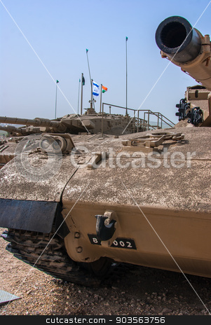 To use this stock image in your creative project, please select the size you need over to the right and click the "Add to Cart" button.
Your downloaded image will come with the Cutcaster watermark removed so don’t worry about the watermark you see on this page. Israeli Merkava tank in Latrun Armored Corps museum stock photo, Israeli Merkava Mark IV tank in Latrun Armored Corps museum, Israel by Serhii