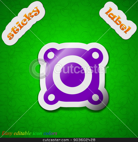 To use this stock image in your creative project, please select the size you need over to the right and click the "Add to Cart" button.
Your downloaded image will come with the Cutcaster watermark removed so don’t worry about the watermark you see on this page. Speaker volume icon sign. Symbol chic colored sticky label on green background. Vector stock vector clipart, Speaker volume icon sign. Symbol chic colored sticky label on green background. Vector illustration by Serhii