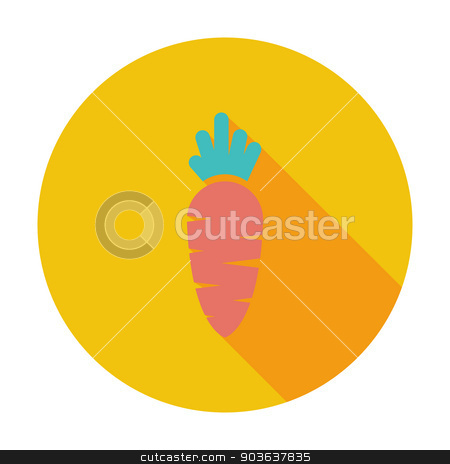 To use this stock image in your creative project, please select the size you need over to the right and click the "Add to Cart" button.
Your downloaded image will come with the Cutcaster watermark removed so don’t worry about the watermark you see on this page. Carrot stock vector clipart, Carrot. Single flat color icon. Vector illustration. by Afanasiev Oleksii