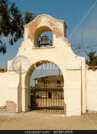 To use this stock image in your creative project, please select the size you need over to the right and click the "Add to Cart" button.
Your downloaded image will come with the Cutcaster watermark removed so don’t worry about the watermark you see on this page. Olivas Adobe stock photo, Gate of the Olivas Adobe in Ventura County by Henrik Lehnerer