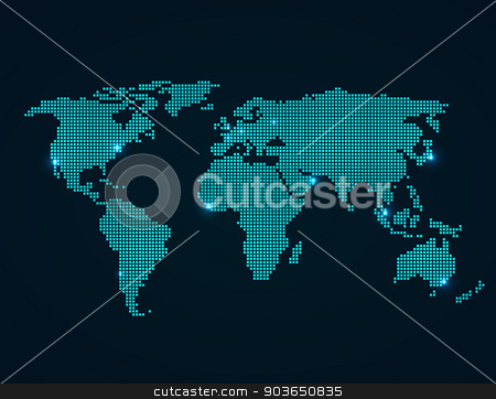 To use this stock image in your creative project, please select the size you need over to the right and click the "Add to Cart" button.
Your downloaded image will come with the Cutcaster watermark removed so don’t worry about the watermark you see on this page. World Map stock vector clipart, World Map with folded squares vector illustration by Miroslava Hlavacova