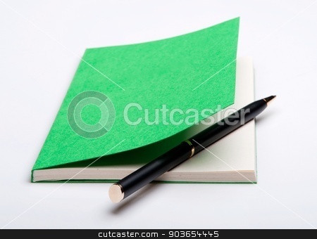 To use this stock image in your creative project, please select the size you need over to the right and click the "Add to Cart" button.
Your downloaded image will come with the Cutcaster watermark removed so don’t worry about the watermark you see on this page. Green notebook and ballpoint pen stock photo, Isolated close-up of a ballpoint pen in a notepad on the white background by Evgeny Govorov