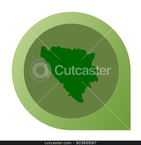 To use this stock image in your creative project, please select the size you need over to the right and click the "Add to Cart" button.
Your downloaded image will come with the Cutcaster watermark removed so don’t worry about the watermark you see on this page. Isolated Bosnia and Herzegovina map marker pin stock photo, Isolated Bosnia and Herzegovina map marker pin in flat web design style. by Martin Crowdy