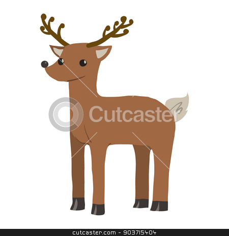 To use this stock image in your creative project, please select the size you need over to the right and click the "Add to Cart" button.
Your downloaded image will come with the Cutcaster watermark removed so don’t worry about the watermark you see on this page. Vector cartoon flat funny deer mascot. stock vector clipart, Vector animal for games presentations, ui tablets, smart phones. by lemon5ky