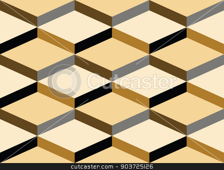 To use this stock image in your creative project, please select the size you need over to the right and click the "Add to Cart" button.
Your downloaded image will come with the Cutcaster watermark removed so don’t worry about the watermark you see on this page. Geometric vector background stock vector clipart, 3D geometric seamless pattern made of stacked cubes. Vector illustration eps 10 by Portokalis