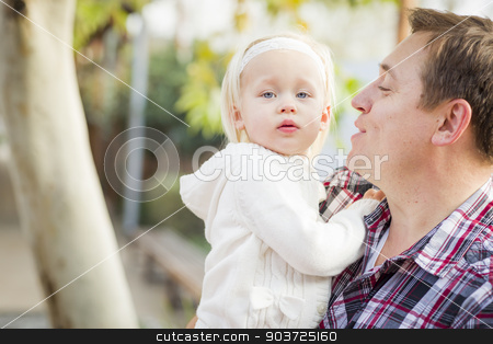 To use this stock image in your creative project, please select the size you need over to the right and click the "Add to Cart" button.
Your downloaded image will come with the Cutcaster watermark removed so don’t worry about the watermark you see on this page. Adorable Little Girl with Her Daddy Portrait stock photo, Adorable Little Girl with Her Daddy Portrait Outside. by Andy Dean