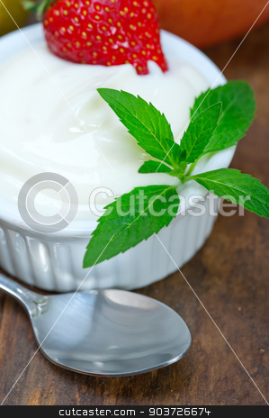 To use this stock image in your creative project, please select the size you need over to the right and click the "Add to Cart" button.
Your downloaded image will come with the Cutcaster watermark removed so don’t worry about the watermark you see on this page. fruits and yogurt stock photo, fresh fruits and whole milk yogurt on a rustic wood table by Francesco Perre