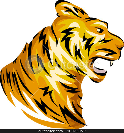To use this stock image in your creative project, please select the size you need over to the right and click the "Add to Cart" button.
Your downloaded image will come with the Cutcaster watermark removed so don’t worry about the watermark you see on this page. Tiger Mascot stock photo, Mascot Illustration Featuring a Tiger with Its Fangs Bared by BNP
