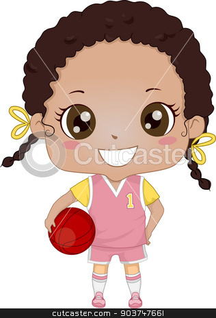 To use this stock image in your creative project, please select the size you need over to the right and click the "Add to Cart" button.
Your downloaded image will come with the Cutcaster watermark removed so don’t worry about the watermark you see on this page. Basketball Girl stock photo, Illustration of an African-American Girl Wearing Basketball Uniform by BNP