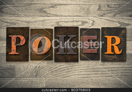 To use this stock image in your creative project, please select the size you need over to the right and click the "Add to Cart" button.
Your downloaded image will come with the Cutcaster watermark removed so don’t worry about the watermark you see on this page. Poker Concept Wooden Letterpress Type stock photo, The word