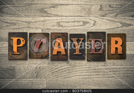 To use this stock image in your creative project, please select the size you need over to the right and click the "Add to Cart" button.
Your downloaded image will come with the Cutcaster watermark removed so don’t worry about the watermark you see on this page. Prayer Concept Wooden Letterpress Type stock photo, The word