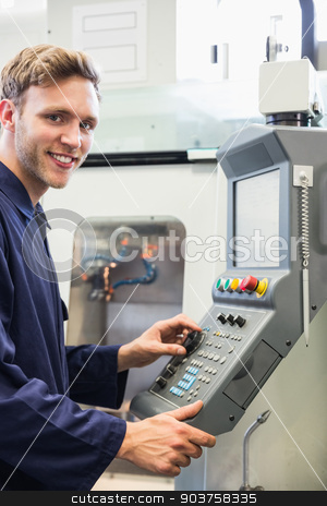 To use this stock image in your creative project, please select the size you need over to the right and click the "Add to Cart" button.
Your downloaded image will come with the Cutcaster watermark removed so don’t worry about the watermark you see on this page. Engineering student smiling at camera stock photo, Engineering student smiling at camera at the university by Wavebreak Media