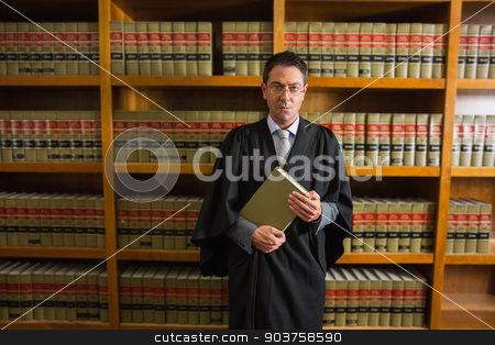 To use this stock image in your creative project, please select the size you need over to the right and click the "Add to Cart" button.
Your downloaded image will come with the Cutcaster watermark removed so don’t worry about the watermark you see on this page. Lawyer holding book in the law library stock photo, Lawyer holding book in the law library at the university by Wavebreak Media