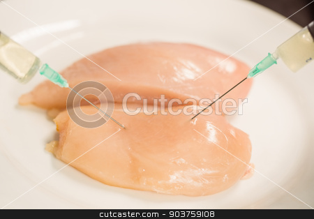 To use this stock image in your creative project, please select the size you need over to the right and click the "Add to Cart" button.
Your downloaded image will come with the Cutcaster watermark removed so don’t worry about the watermark you see on this page. Food scientist injecting raw chicken stock photo, Food scientist injecting raw chicken at the university by Wavebreak Media