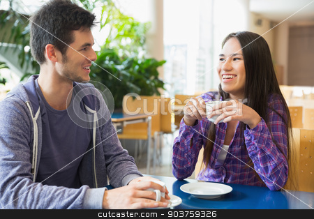 To use this stock image in your creative project, please select the size you need over to the right and click the "Add to Cart" button.
Your downloaded image will come with the Cutcaster watermark removed so don’t worry about the watermark you see on this page. Young students having coffee together stock photo, Young students having coffee together at the university by Wavebreak Media