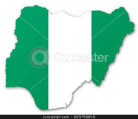 To use this stock image in your creative project, please select the size you need over to the right and click the "Add to Cart" button.
Your downloaded image will come with the Cutcaster watermark removed so don’t worry about the watermark you see on this page. Map and flag of Nigeria stock photo, Illustration of a map with a flag of Nigeria by MIPImages