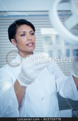 To use this stock image in your creative project, please select the size you need over to the right and click the "Add to Cart" button.
Your downloaded image will come with the Cutcaster watermark removed so don’t worry about the watermark you see on this page. Female dentist looking at x-ray stock photo, Concentrated female dentist looking at x-ray by Wavebreak Media