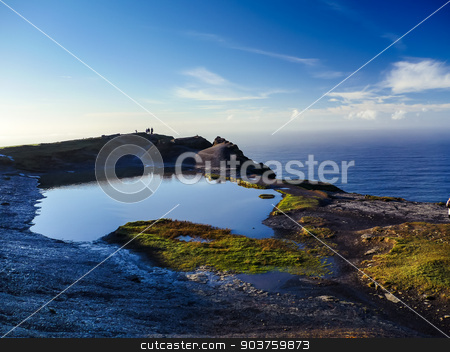 To use this stock image in your creative project, please select the size you need over to the right and click the "Add to Cart" button.
Your downloaded image will come with the Cutcaster watermark removed so don’t worry about the watermark you see on this page. Cliffs of Moher in County Clare stock photo, Cliffs of Moher in County Clare, Ireland by Viktor