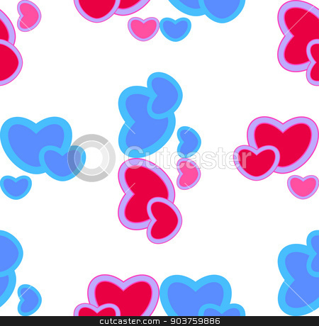 To use this stock image in your creative project, please select the size you need over to the right and click the "Add to Cart" button.
Your downloaded image will come with the Cutcaster watermark removed so don’t worry about the watermark you see on this page. background with red and blue hearts. Seamless pattern stock vector clipart, background with red and blue hearts. Seamless pattern. Vector by Serhii