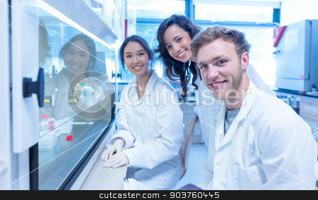 To use this stock image in your creative project, please select the size you need over to the right and click the "Add to Cart" button.
Your downloaded image will come with the Cutcaster watermark removed so don’t worry about the watermark you see on this page. Science students using pipette in the lab stock photo, Science students using pipette in the lab at the university by Wavebreak Media