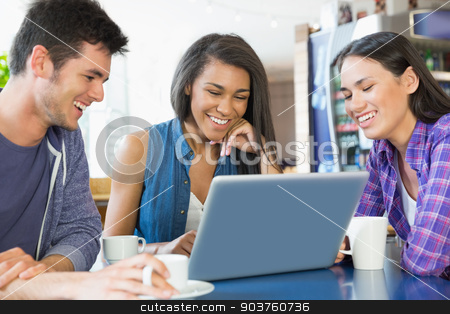 To use this stock image in your creative project, please select the size you need over to the right and click the "Add to Cart" button.
Your downloaded image will come with the Cutcaster watermark removed so don’t worry about the watermark you see on this page. Young students doing assignment on laptop together stock photo, Young students doing assignment on laptop together at the university by Wavebreak Media