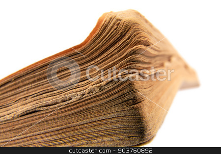 To use this stock image in your creative project, please select the size you need over to the right and click the "Add to Cart" button.
Your downloaded image will come with the Cutcaster watermark removed so don’t worry about the watermark you see on this page. Close-up of old book on white background stock photo, Shown close-up the old book on white background by marekusz
