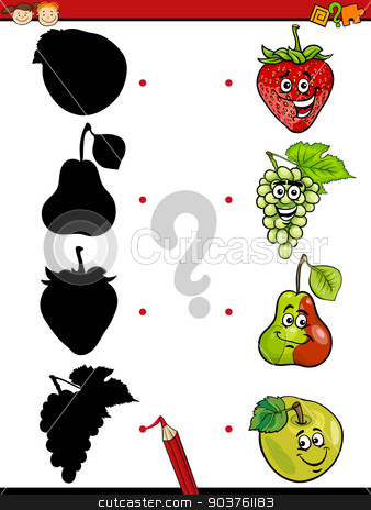 To use this stock image in your creative project, please select the size you need over to the right and click the "Add to Cart" button.
Your downloaded image will come with the Cutcaster watermark removed so don’t worry about the watermark you see on this page. education shadows game cartoon stock vector clipart, Cartoon Illustration of Education Shadow Matching Game for Preschool Children by Igor Zakowski