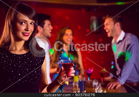 To use this stock image in your creative project, please select the size you need over to the right and click the "Add to Cart" button.
Your downloaded image will come with the Cutcaster watermark removed so don’t worry about the watermark you see on this page. Happy friends on a night out together stock photo, Happy friends on a night out together at the nightclub by Wavebreak Media